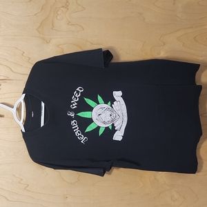 Men's Jesus & Weed t shirt